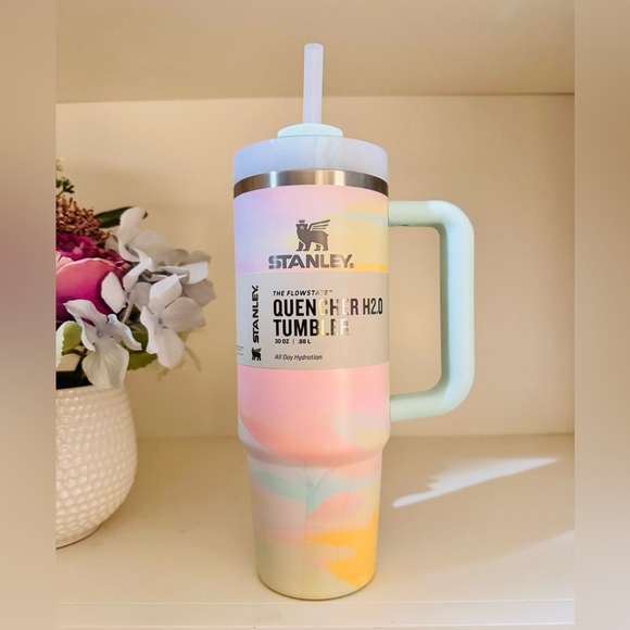 🎉LAST PIECE🎉 Stanley 30 oz. Quencher H2.0 FlowState Tumbler Warm Serene - Picture 7 of 14